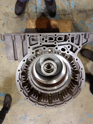 Clutch pack seated in the main case
